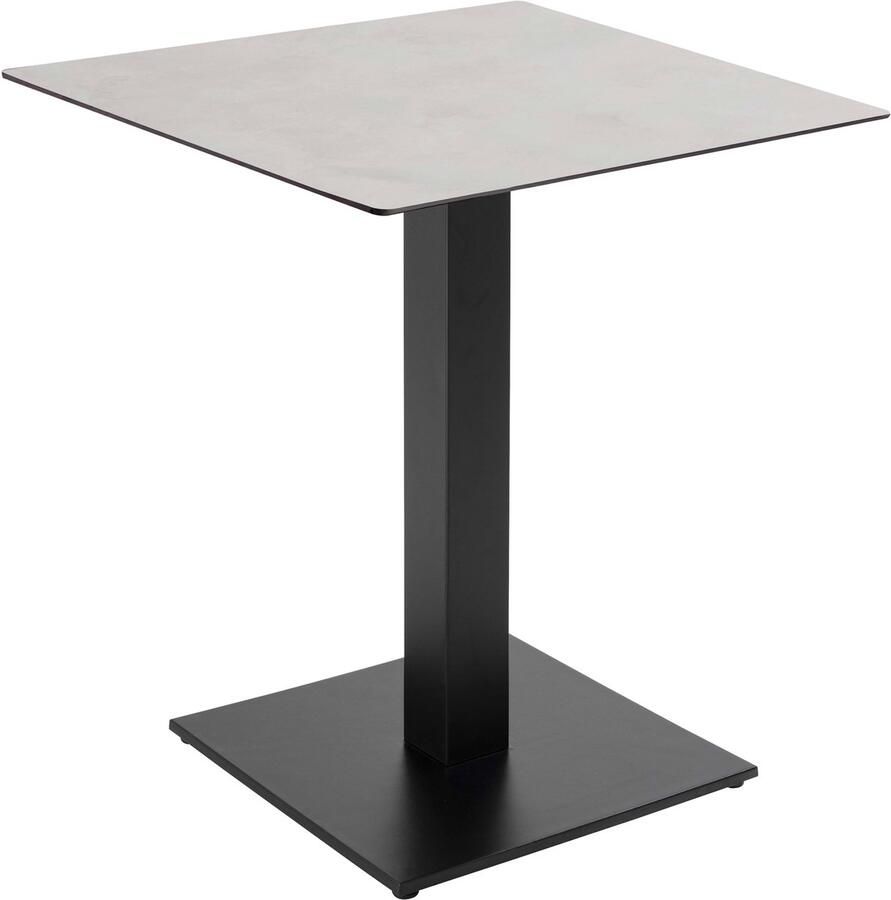 Oviala Eettafel 70 x 70 cm lichtgrijze betoncoating Opera