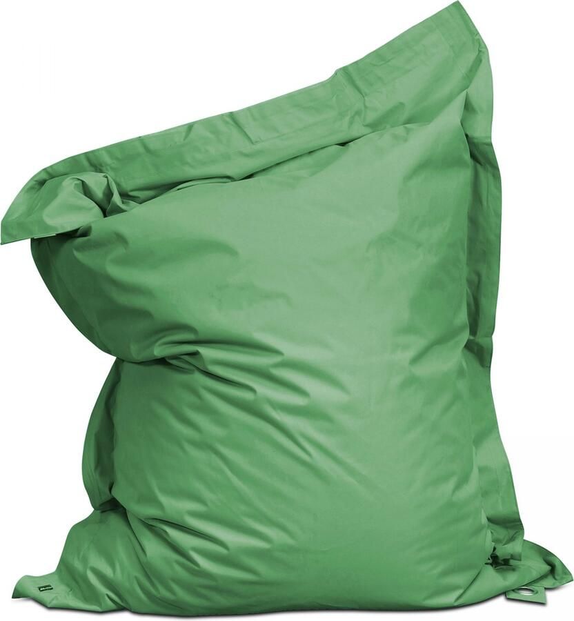 Oviala Lege hoes voor een groene cactus polyester tuinpoef van 140 x 120 cm