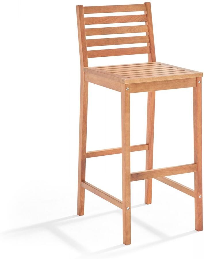 Oviala Hoge houten kinderstoel van eucalyptushout Anglet