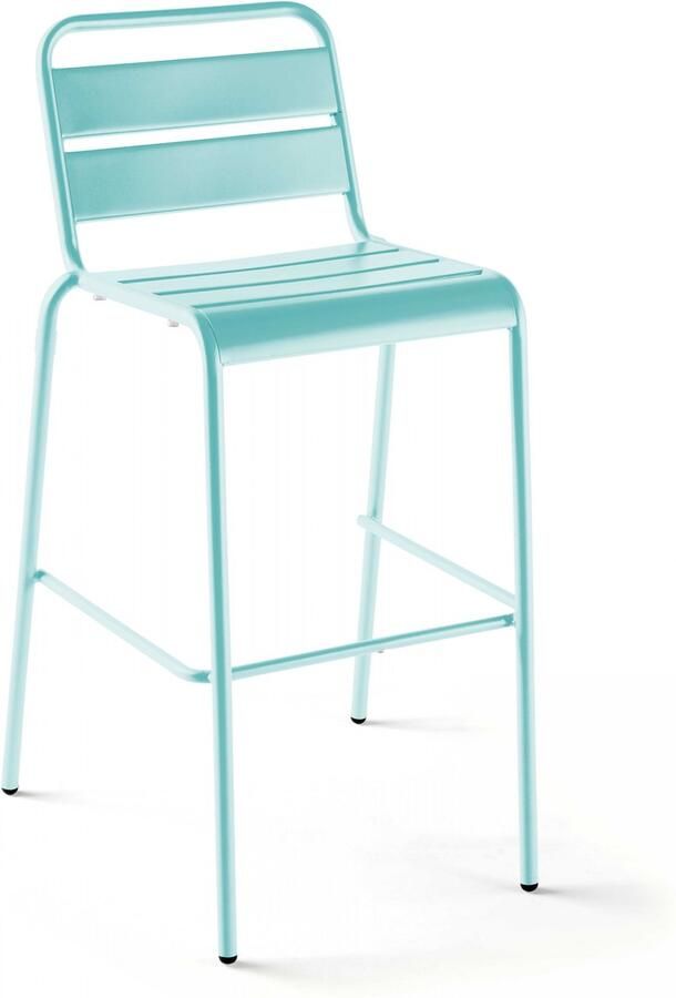 Oviala Hoge stoel in turquoise Palavas