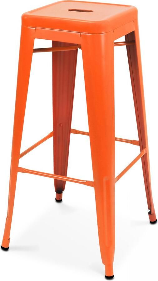 Oviala Mat oranje barkruk