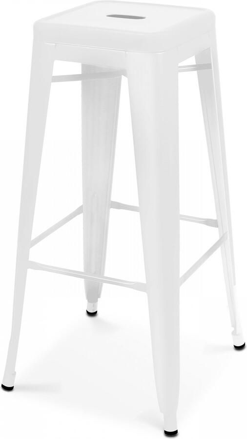 Oviala Mat wit barkruk Indus