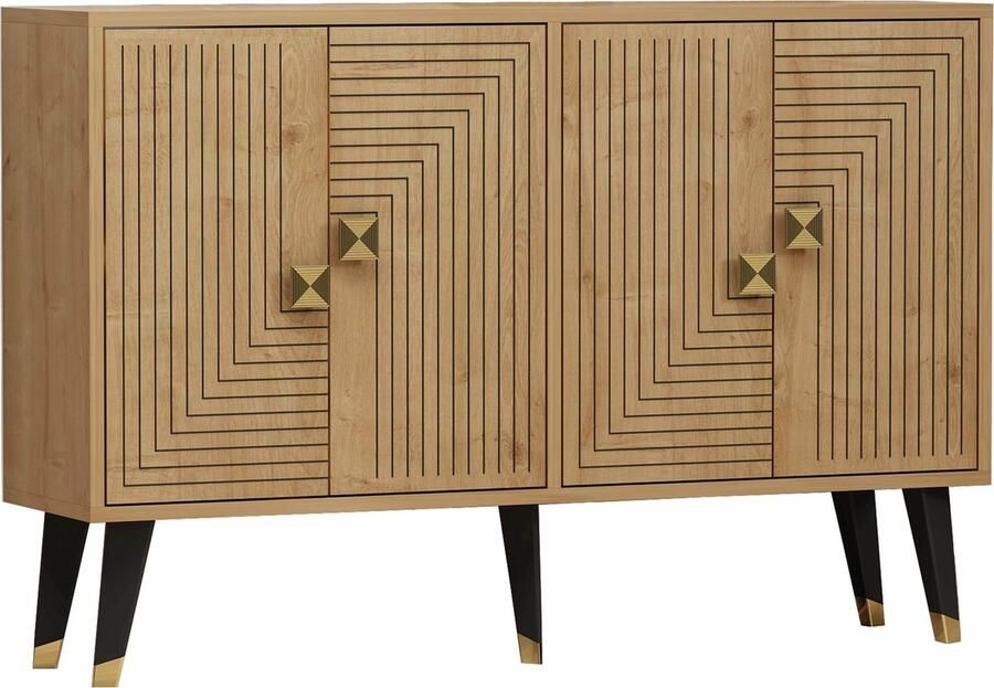 Oviala Modern 2-deurs dressoir met FSC houteffect