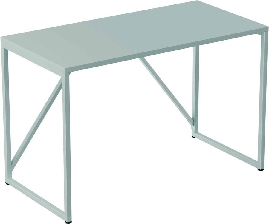 Oviala Modern bureau L120 cm van saliegroen metaal Daisy