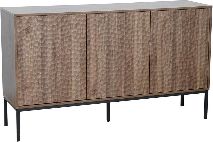 Oviala Modern rechthoekig 3-deurs dressoir L147 cm donker hout Ketry