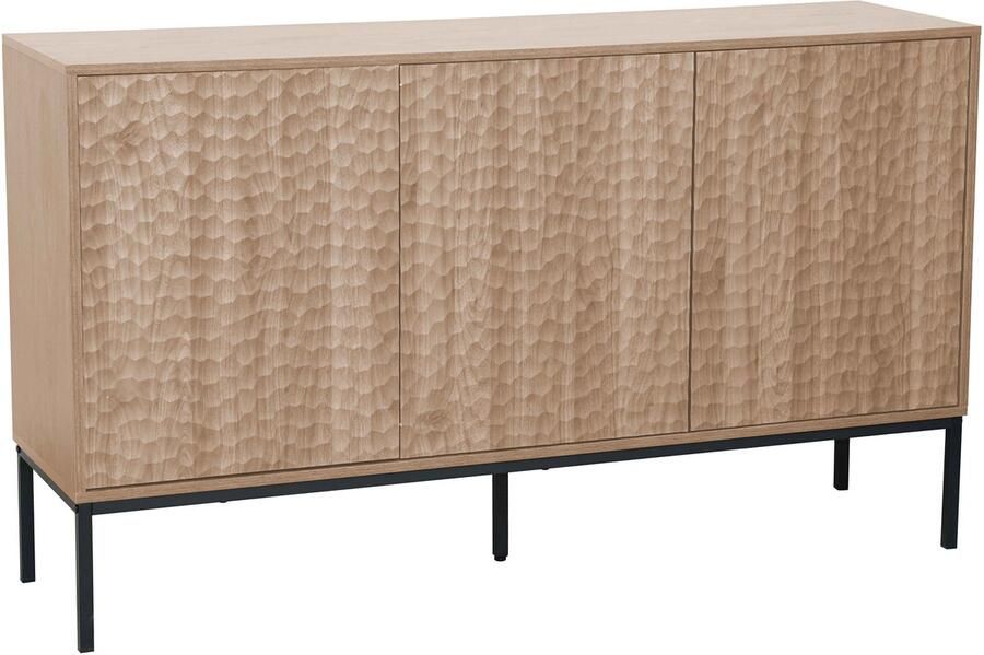 Oviala Modern rechthoekig 3-deurs dressoir L147 cm licht hout Ketry