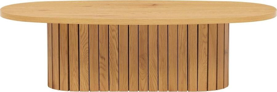 Oviala Ovale melamine houten salontafel Elena