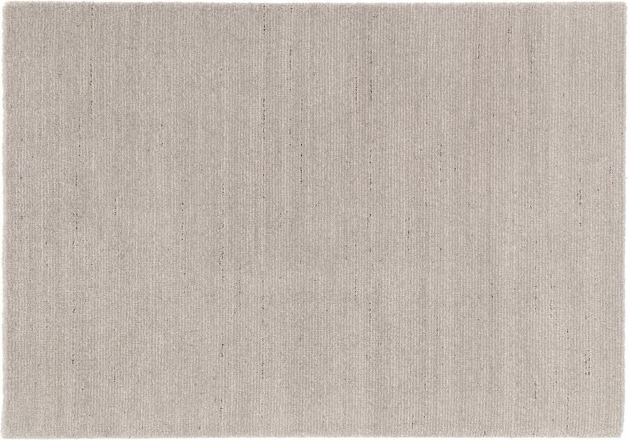 Oviala Rechthoekig tapijt van lichtgrijs polypropyleen 120 x 170 cm Manae