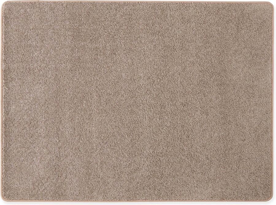 Oviala Rechthoekig tapijt van polypropyleen 160x230 cm taupe Lagom
