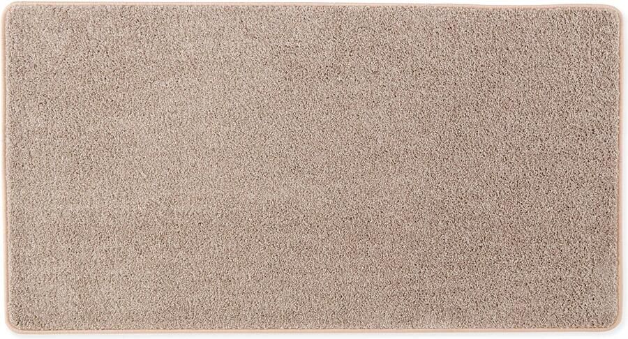 Oviala Rechthoekig tapijt van polypropyleen 80x150 cm taupe Lagom