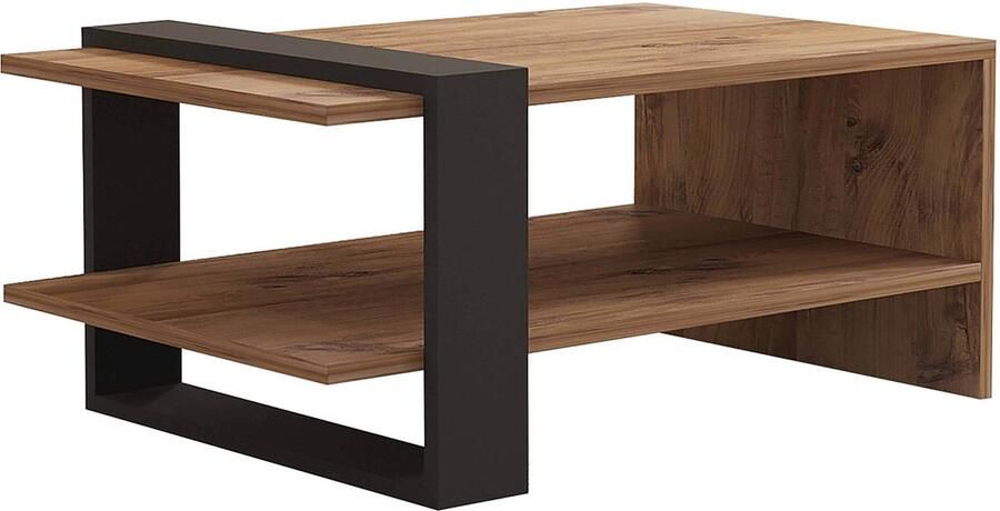 Oviala Rechthoekige salontafel met FSC-houteffect