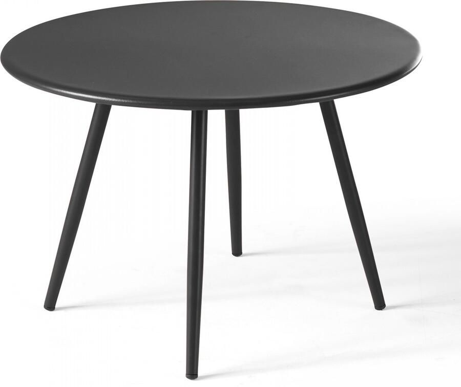 Oviala Ronde grijze salontafel Palavas