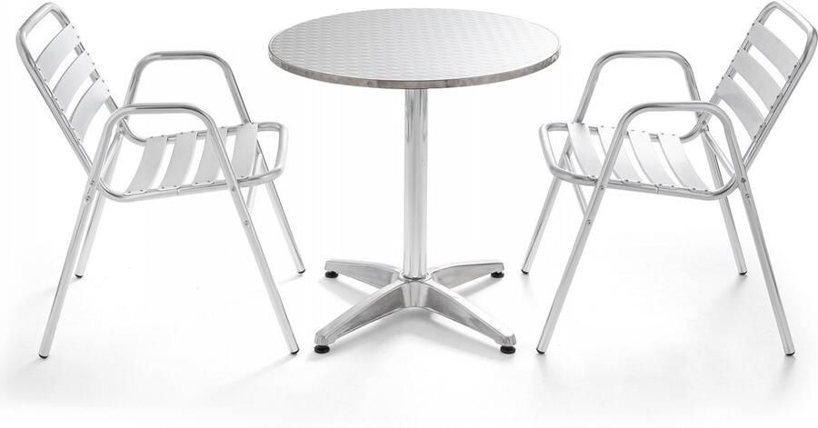 Oviala Ronde tuintafel voor 2 personen