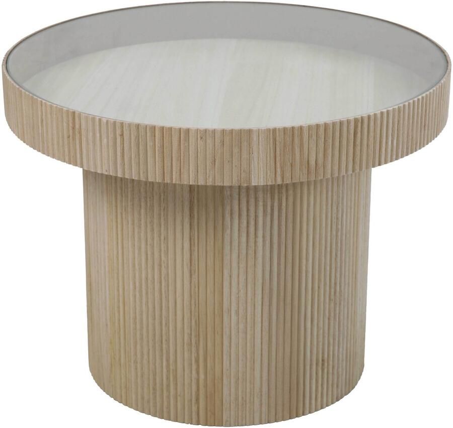 Oviala Salontafel in MDF hout en gehard glas Chloe