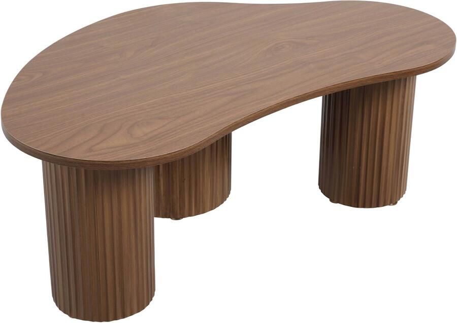 Oviala Salontafel in MDF met bruin melamine decor Maeve