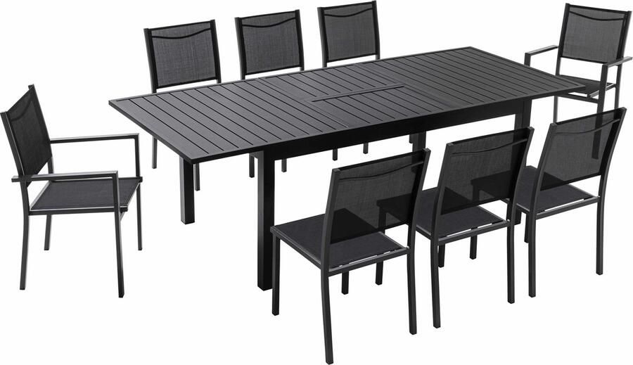 Oviala Tuinset van met 8 stoelen