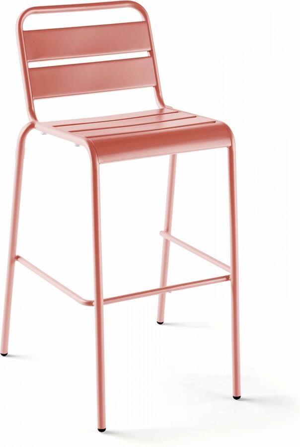 Oviala Hoge stoel van klei metaal Palavas