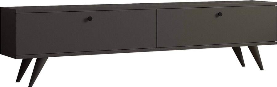 Oviala TV meubel 160 cm grijs Jim