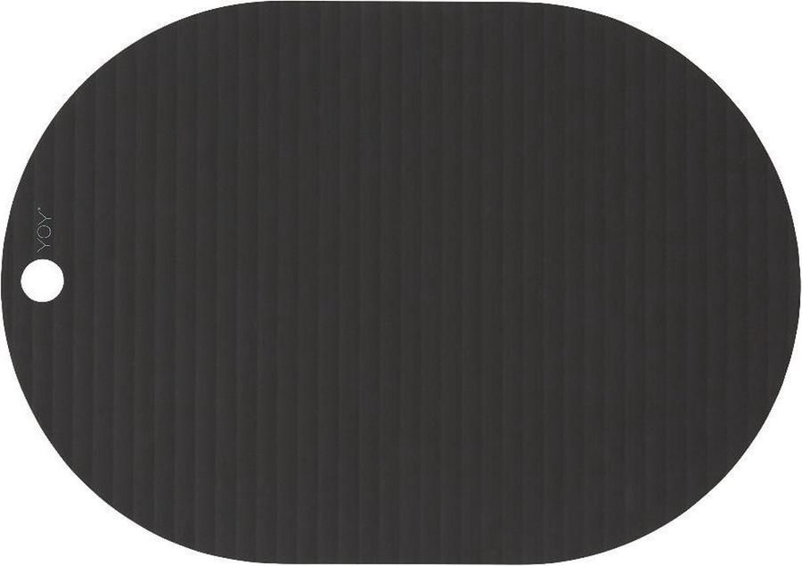 OYOY placemat Ribbo zwart 2 stuks