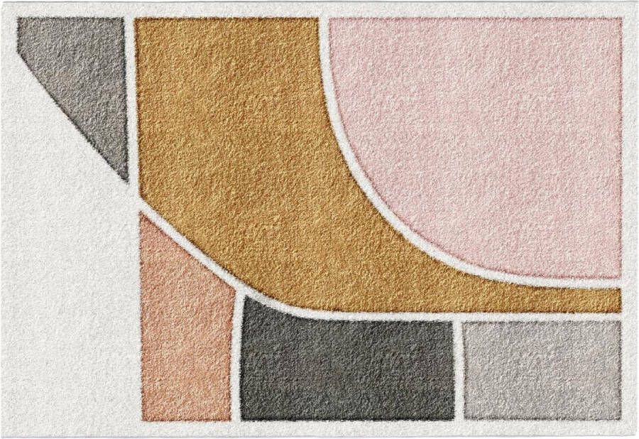 Vente-unique Geometrisch design-tapijt 160 x 230 cm Meerdere kleuren JANNEA L 230 cm x H 2 cm x D 160 cm