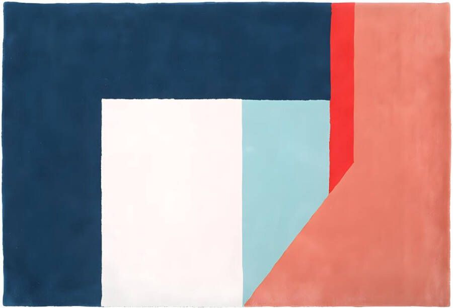 OZAIA Geometrisch wollen tapijt BAKAR Handgetuft 200 x 290 cm Meerkleurig L 290 cm x H 1.5 cm x D 200 cm - Foto 2