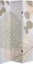 OZAIA Kamerscherm met bloemen 3 panelen Linnen en grenen B121 x H180 cm GARDENIA L 121 cm x H 180 cm x D 2.5 cm - Thumbnail 1