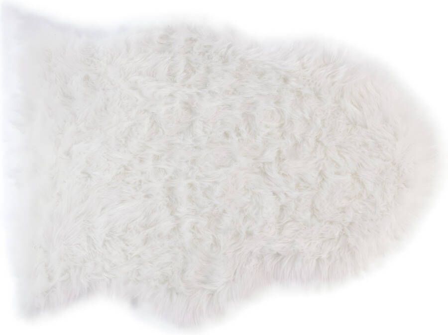 OZAIA Tapijt van imitatie schapenvacht SHEEP 90 x 65 cm L 170 cm x H 4 cm x D 120 cm