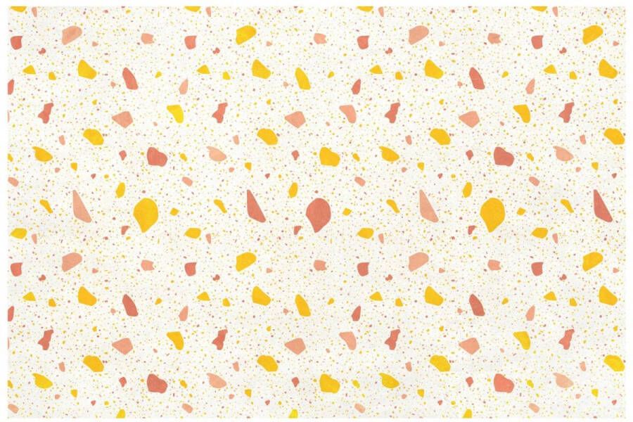 OZAIA Tapijt van vinyl met terrazzo-effect 120 x 180 cm Meerdere kleuren STONYA L 180 cm x H 1.5 cm x D 120 cm