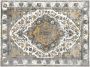 OZAIA Vintage gangtapijt Oosterse stijl AGRA 80x200cm Beige en geel L 200 cm x H 1.1 cm x D 80 cm - Thumbnail 4