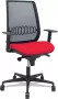 P&C Bureaustoel Alares 0B68R65 Rood - Thumbnail 1