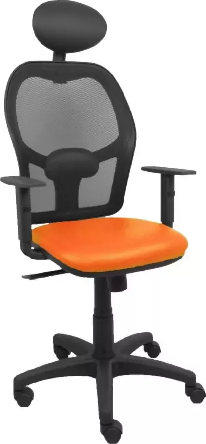 P&C Bureaustoel met hoofdsteun B10CRNC Oranje