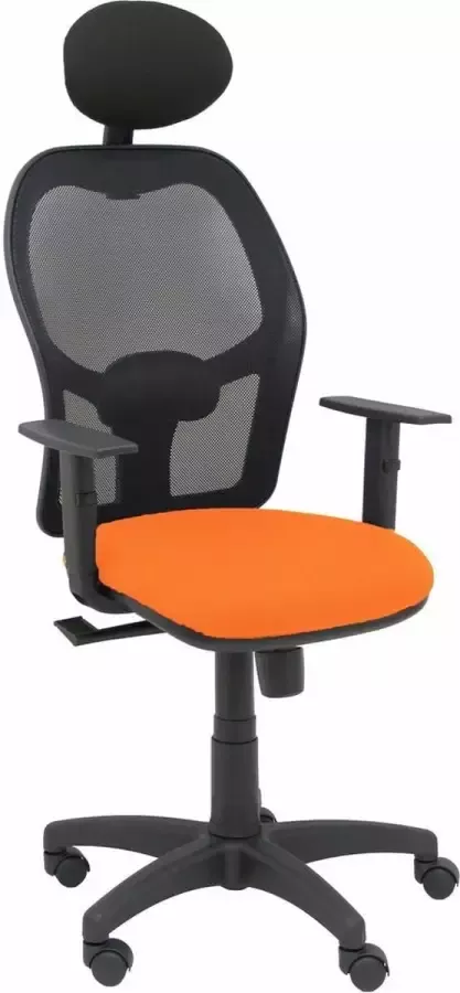 Bureaustoel met hoofdsteun P&C B10CRNC Donker oranje