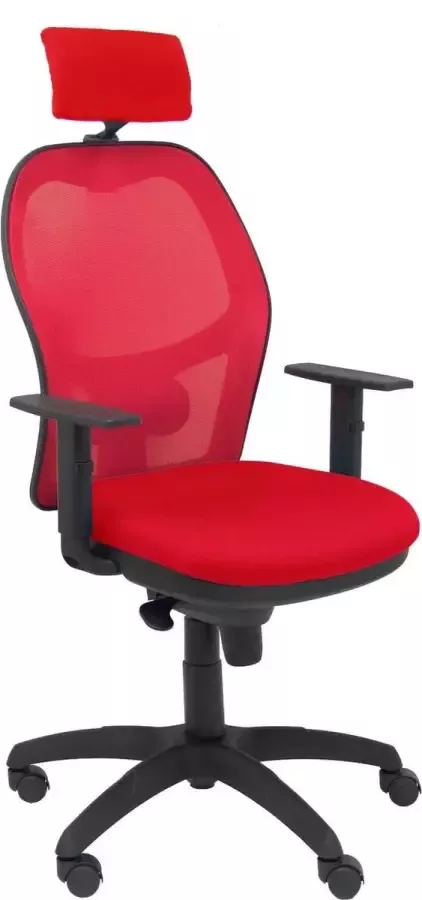 P&C Bureaustoel met hoofdsteun Jorquera 10CRNCR Rood