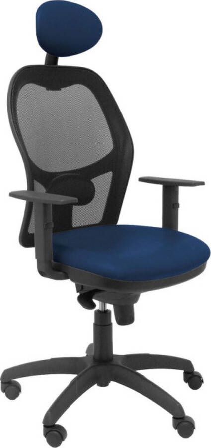 P&C Bureaustoel met hoofdsteun Jorquera malla Piqueras y Crespo NSPAZMC Marineblauw