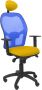 P&C Bureaustoel met hoofdsteun Jorquera Piqueras y Crespo ALI100C Geel - Thumbnail 3