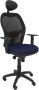P&C Bureaustoel met hoofdsteun Jorquera Piqueras y Crespo ALI200C Marineblauw - Thumbnail 2