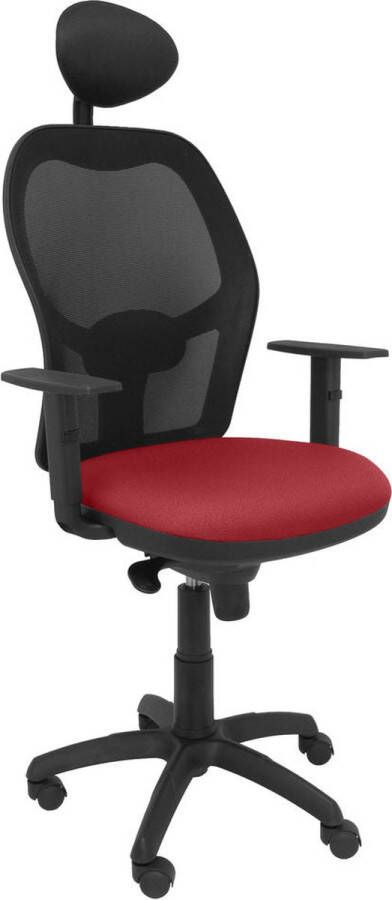 P&C Bureaustoel met hoofdsteun Jorquera Piqueras y Crespo ALI933C Kastanjebruin