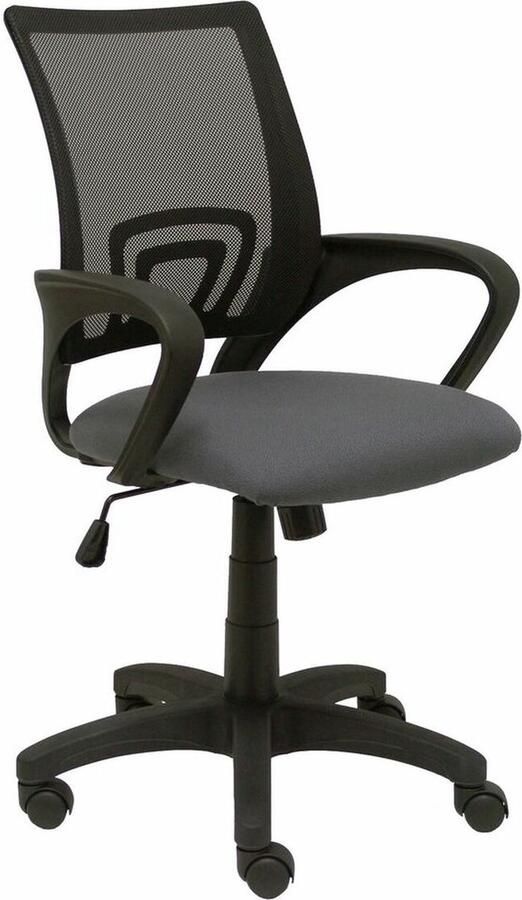 P&C 0B600RN Donker Grijs Ergonomische Bureaustoel Office chair stof kleurrijk design Voor volwassenen NEN 1335 gecertificeerd