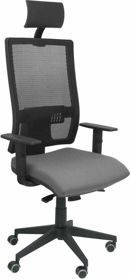 P&C Bureaustoel met hoofdsteun Horna bali Piqueras y Crespo BALI220 Grijs