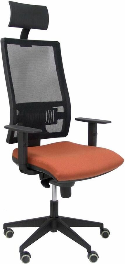 P&C Bureaustoel met hoofdsteun Horna bali Piqueras y Crespo BALI363 Bruin
