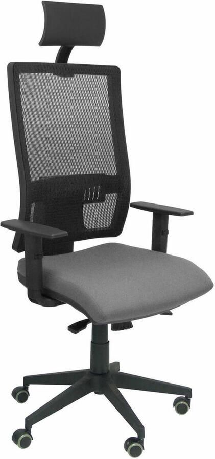 P&C Bureaustoel met hoofdsteun Horna bali Piqueras y Crespo SBALI40 Grijs