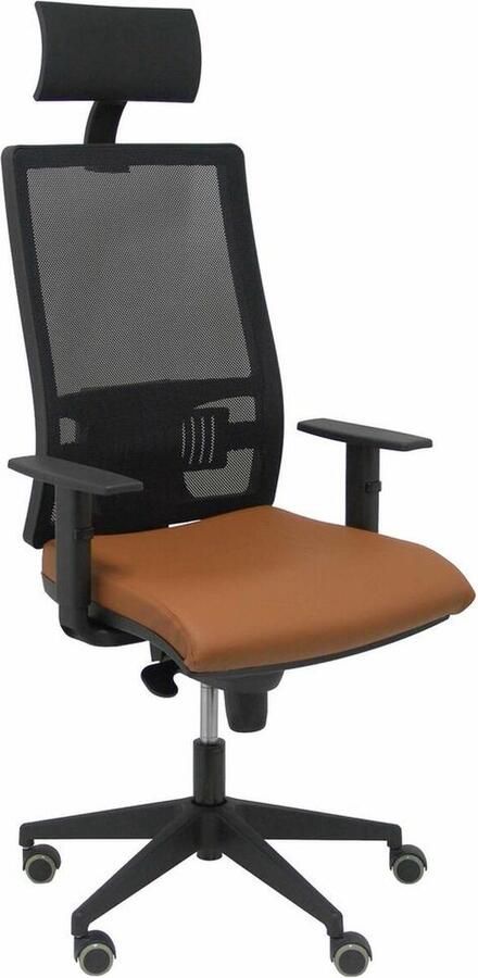 P&C Bureaustoel met hoofdsteun Horna Piqueras y Crespo 10SP363 Bruin