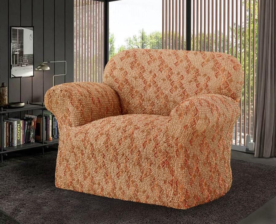 Paaulato bankhoes zetelhoes 1-zit perfecte pasvorm made in Italy stretch bankbeschermer