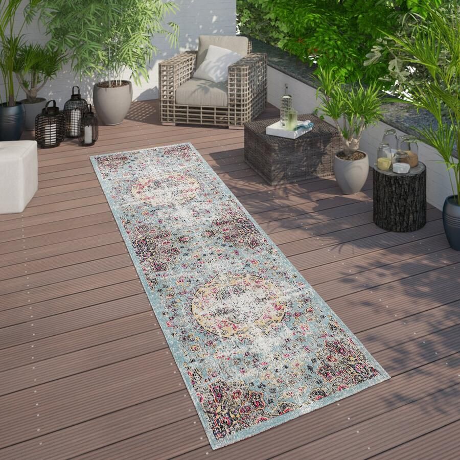 Paco Home Vloerkleed Artigo 401 Korte pool oriënt-look vintage-design geschikt voor binnen en buiten - Foto 4