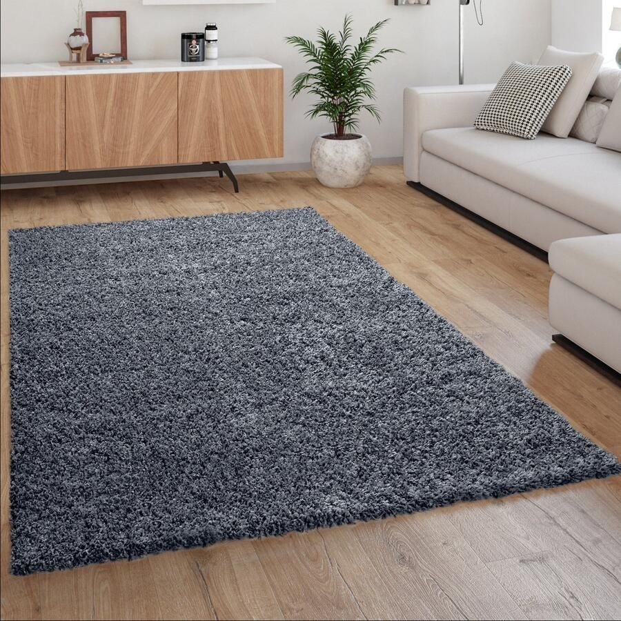 Paco Home Hoogpolig Vloerkleed Shaggy Voor Woonkamer Zacht Pluizig Bestendig Sterk 70x140 cm