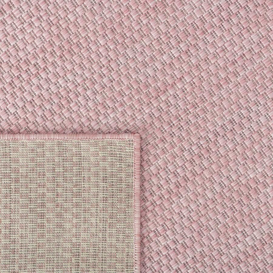 Paco Home In-& Outdoor Balkon Terras Keukenvloerkleed Eenkleurig Gemêleerd Patroon 300x400 cm