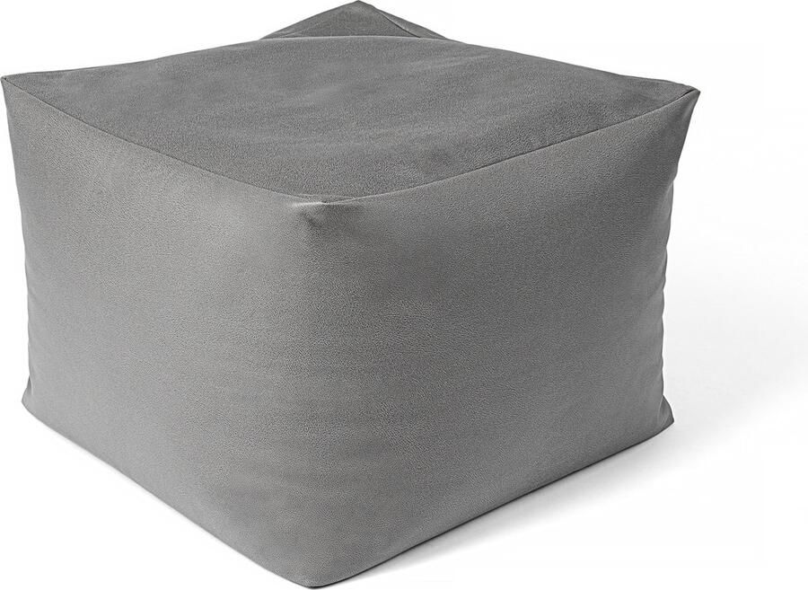 Paco Home In- & Outdoor Sitzsack Wohnzimmer Sitzkissen Hocker Sitzhocker Bodenkissen Pouf Antraciet