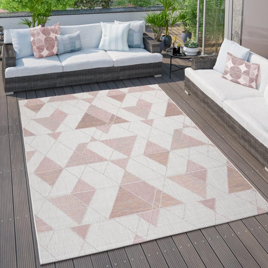 Paco Home Outdoor Vloerkleed Keuken Balkon Terras Verschillende patronen Kleuren Maten 80x150 cm