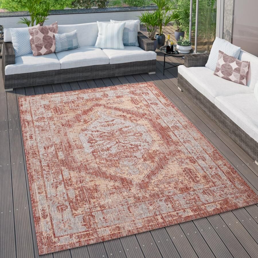 Paco Home Outdoor Vloerkleed Keuken Balkon Terras Verschillende patronen Kleuren Maten 80x150 cm