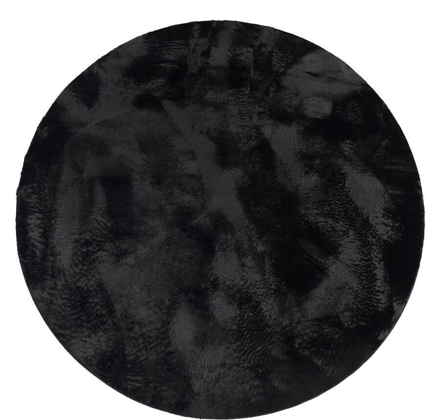 Paco Home Rond Vloerkleed Hoogpolig Tapijt Woonkamer Kinderkamer Fluffy Pluche Zacht Pluizig Modern Ø 160 cm Rund